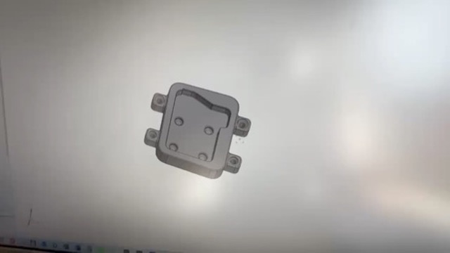 3D-модель детали в CAD